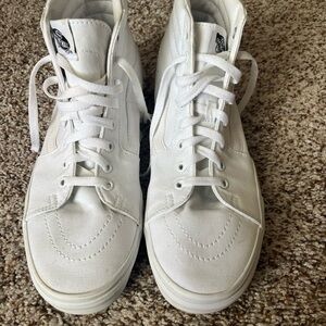 Vans Men's White High-Top Sneakers